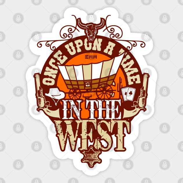 Once Upon A Time In The West Sticker by ArtMofid